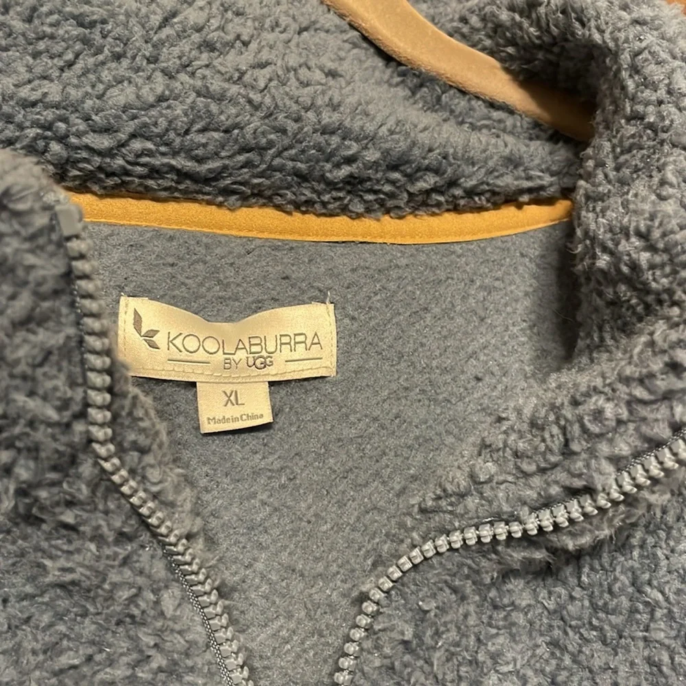 Koolaburra By Ugg Sherpa Pullover in Coast Blue - Picture 3 of 7